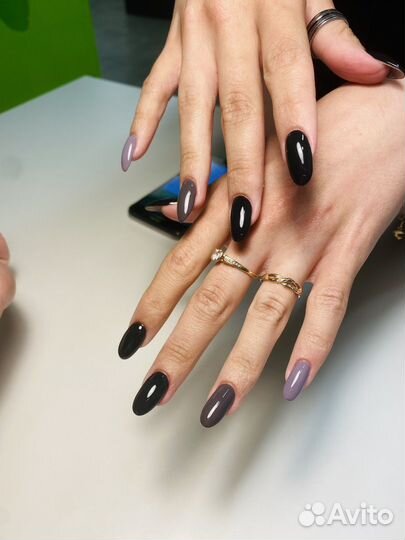 Маникюр+гл в салоне Педикюр+гл