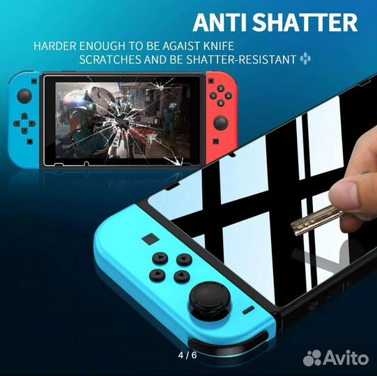 Защитное стекло Nintendo switch oled/Lite/v1v2