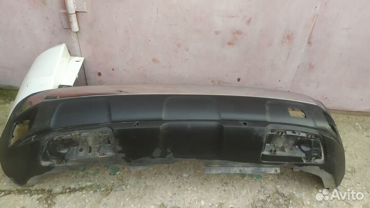 Peugeot 3008 2 бампер задний, хром 2017-2021г