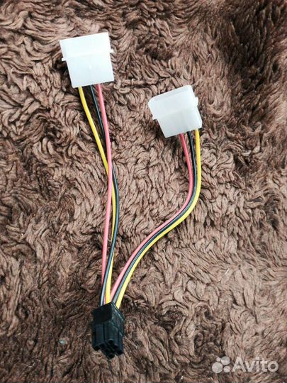 Разветвитель 2 Molex на 6 Pin