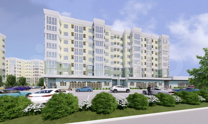 2-к. квартира, 64 м², 7/8 эт.
