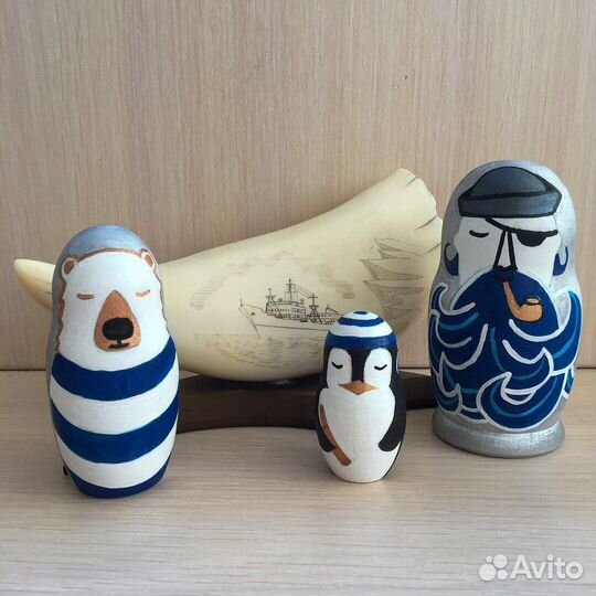 Матрешка деревянная