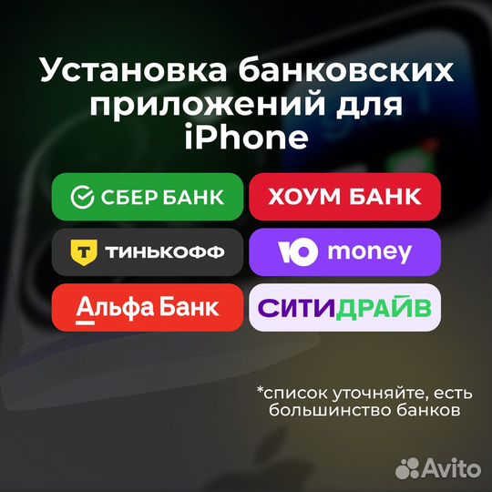 Установка Сбербанк, Альфа, Тинькофф на iPhone