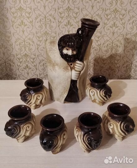 Набор, кружка, кувшин, салатник, тарелка, СССР