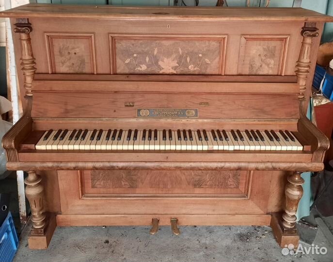 Старинное антикварное фортепиано Zimmermann