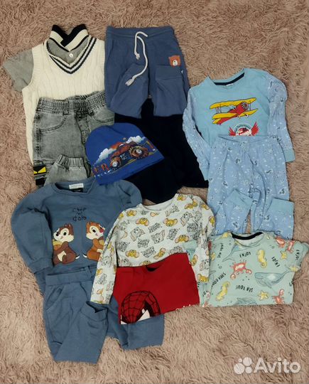 Детские вещи на мальчика 92-98 см