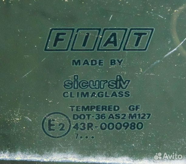 Форточка двери задней правой Fiat Marea седан