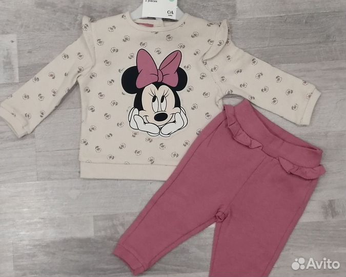 Костюм комплект c&a маус минни mouse minnie