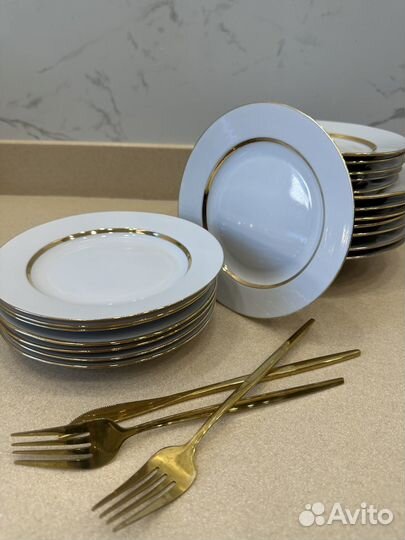 Сервиз столовый Дулево фарфор