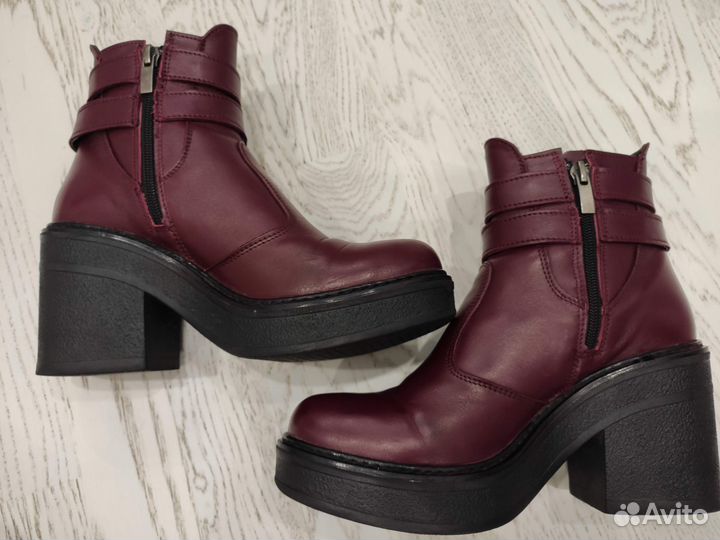 Basarab 37 зимние ботинки полусапоги ботильоны