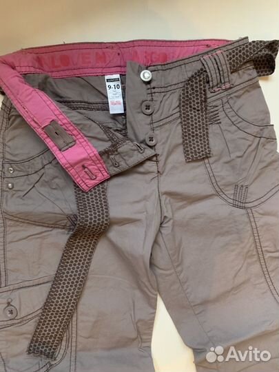 Брюки карго для девочки 130-140
