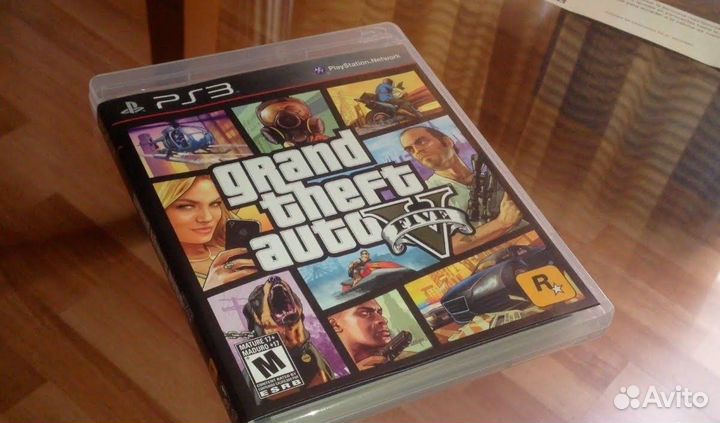 GTA V к PS3 (гта 5) Австрия новый диск