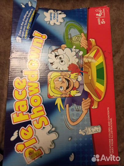 Продам игрушку. Пирог в лицо