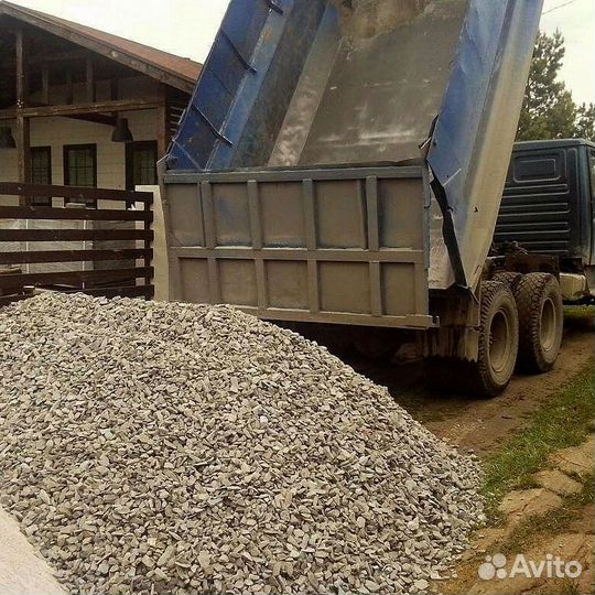 Щебень известняковый любой фракции
