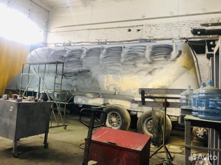 Покраска кузовов грузовых