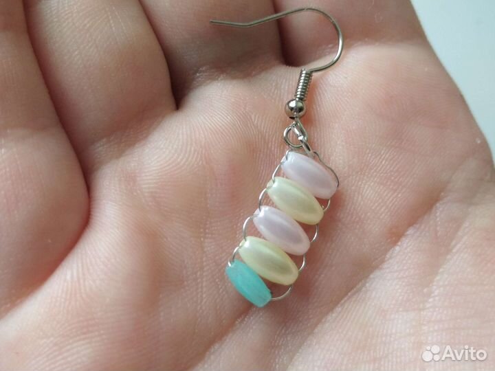 Серьги из бисера