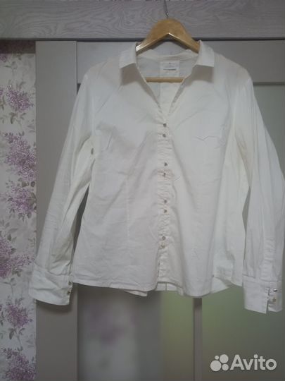 Блузка белая