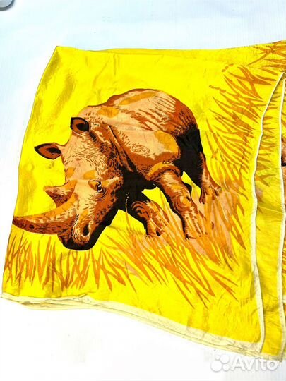 Винтаж платок атласный СССР
