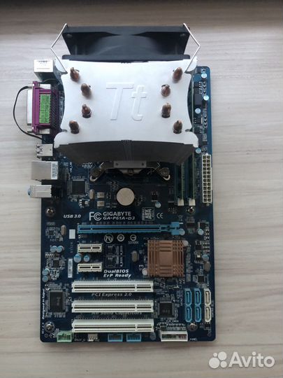 Материнская плата с процессором i3 2120+ hd 7750