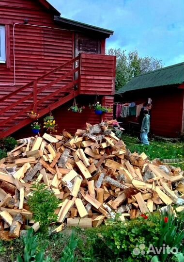 Дрова с доставкой в укладку любого объема
