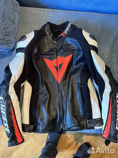 Мотокуртка кожаная Dainese super speed