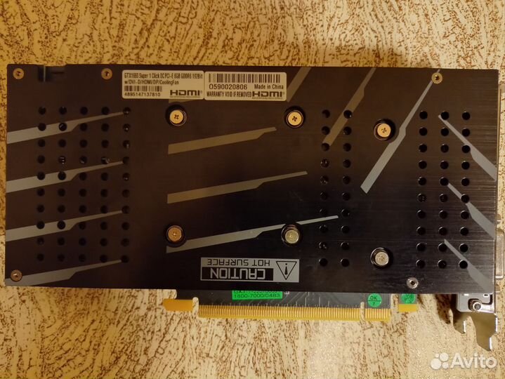 Видеокарта GTX 1660 super 6gb gddr6