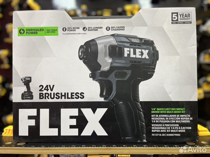 Винтоверт аккумуляторный Flex FX1371A-2B 24 V