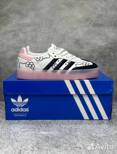 Кроссовки Adidas Samba x Hello Kitty женские