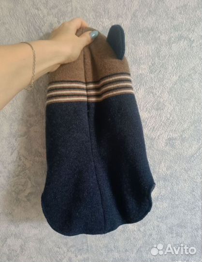 Шапка шлем зимняя 48 50 новая шерсть