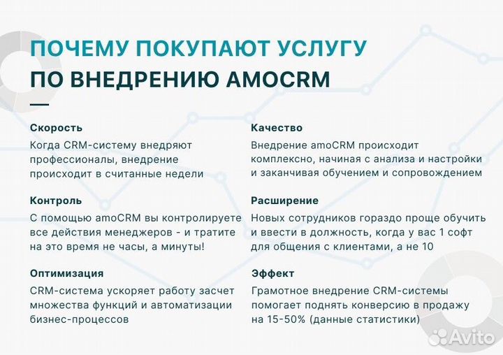 Внедрение и настройка amoCRM