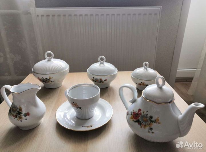 Сервиз чайный Тиренгия, Германия. Jlmenau