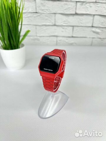 Часы casio touch (red)