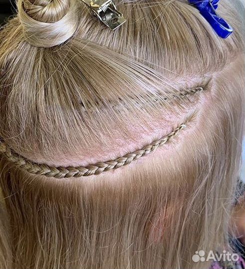 Голливудское наращивание волос (афронаращивание)