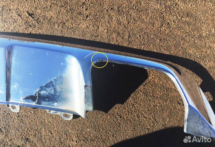 Юбка заднего бампера Mercedes GLK X204