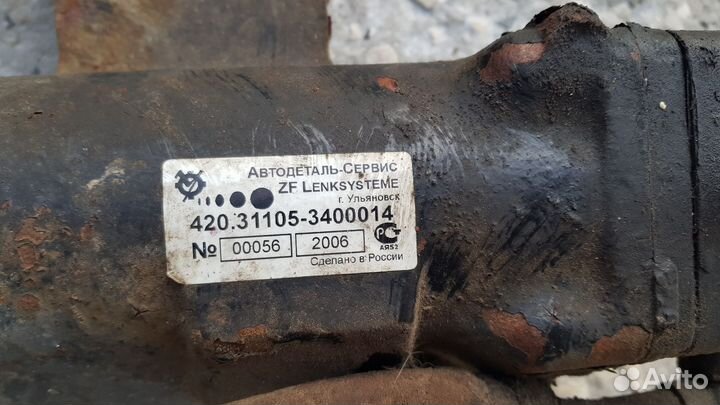 Рулевой редуктор волга с гур