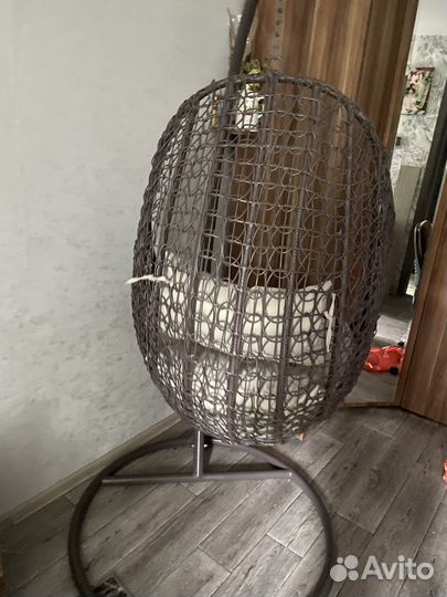 Садовая качеля кокон, кресло подвисное