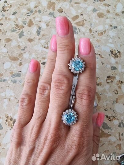 Серьги серебро