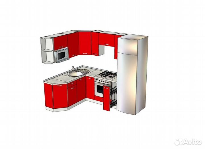 Кухня угловая