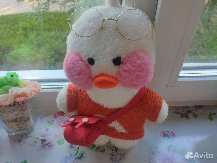 Уточка lalafanfan белая