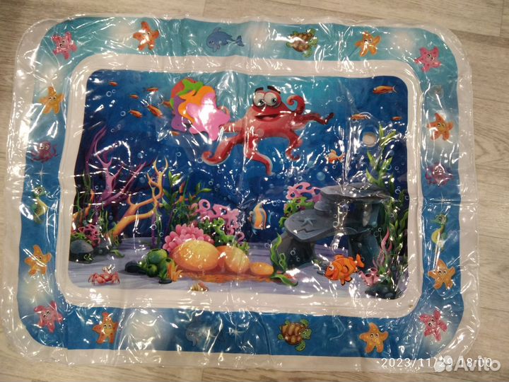 Детский развивающий водный коврик