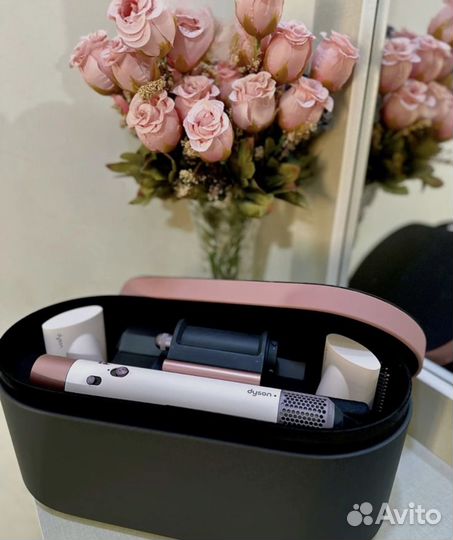 Фен-стайлер Dyson Long Sakura rose gold