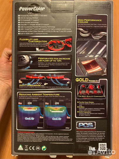 Видеокарта PowerColor Radeon HD 6950 2GB