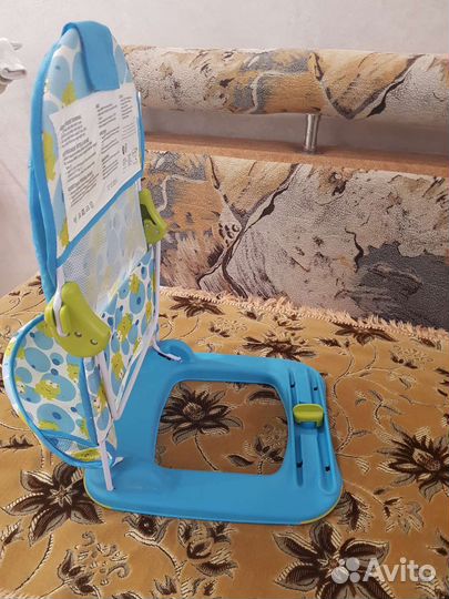 Шезлонг горка для купания малышп summer