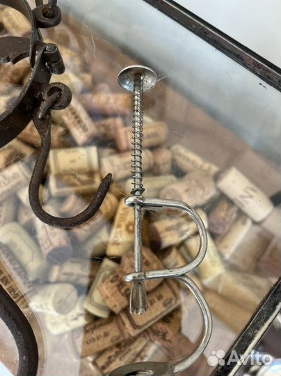 Антикварный утюг, для удаления косточек, миниатюры