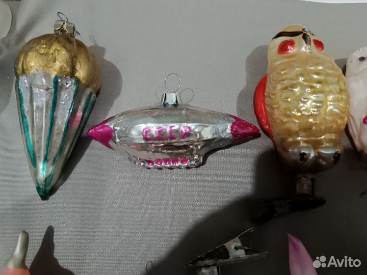 Елочные игрушки СССР