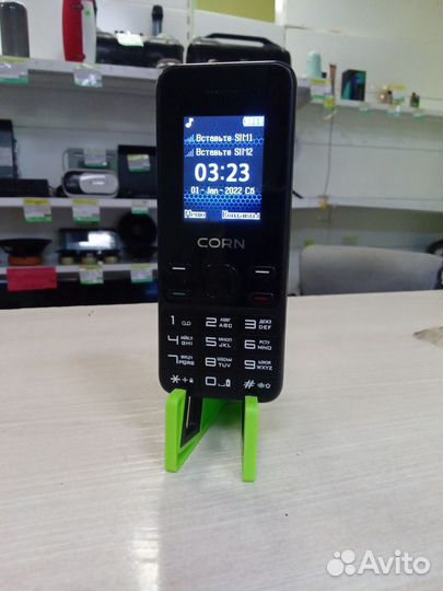 Телефон corn B182, 2 SIM, black