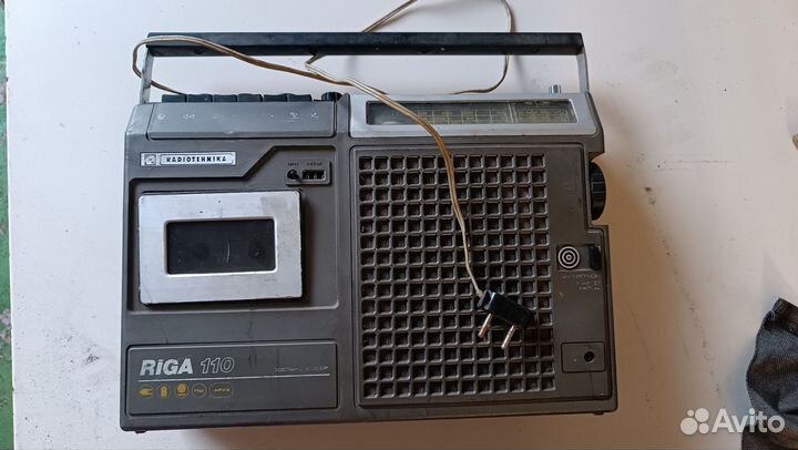Радиоприемник кассетный Радиотехника Рига 110 СССР