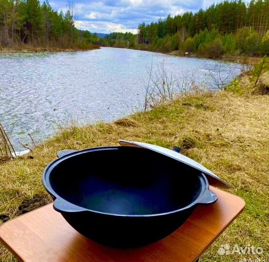 Узбекский Чугунный казан 16л