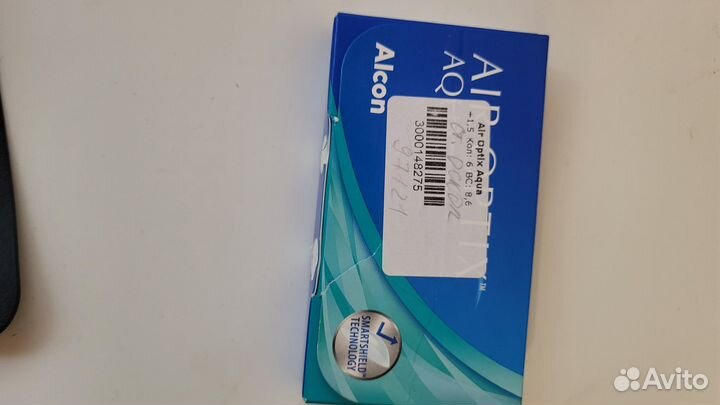 Контактные линзы alcon AIR Optix Aqua +1.5