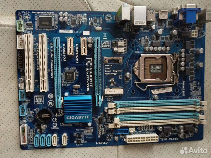 Материнская плата Gigabyte GA-Z77-DS3H